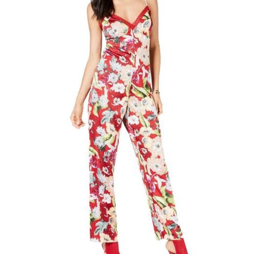 GUESS Women's Sleeveless Lux Jumpsuit Sz 8